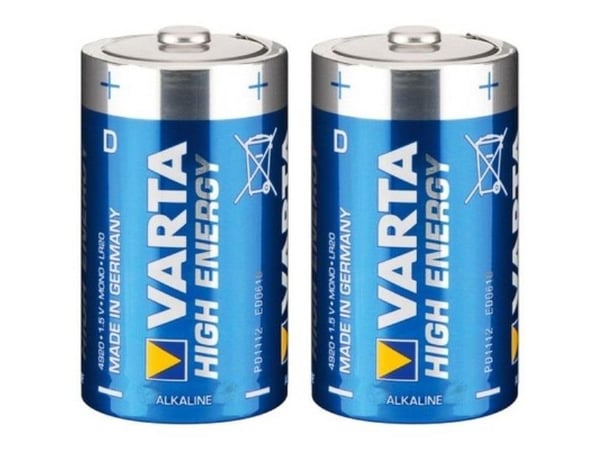 Varta High Energy - Batteri 2 x D - Alkalisk