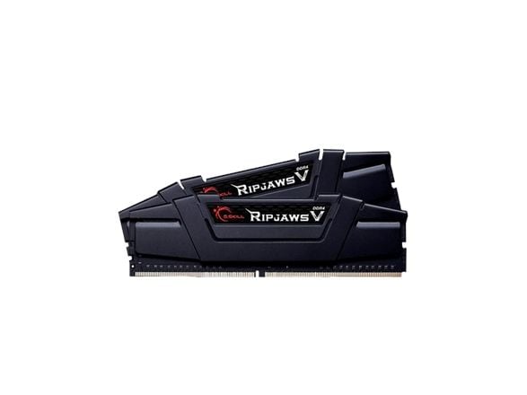 G.Skill Ripjaws V - DDR4 - sett - 16 GB: 2 x 8 GB - DIMM 288-pin - 3200 MHz / PC4-25600 - CL16 - 1.35 V - ikke-bufret - ikke-ECC - rødmetallsgrå