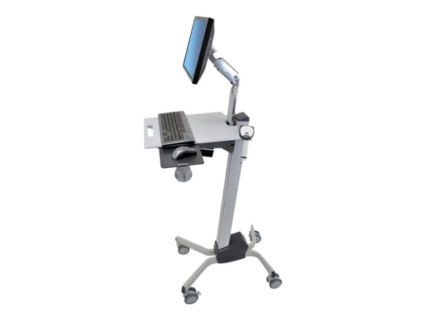 Ergotron Neo-Flex - Vagn - Konstantkraftlyft - för LCD-skärm/PC-utrustning - aluminium, kvalitetsplast, zinkpläterat stål - grå i två toner - skärm...