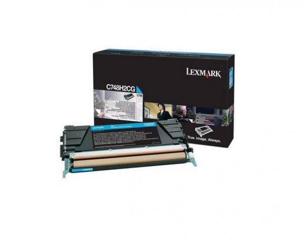 Lexmark - Cyan - original - tonerpatron Lexmark Corporate - for Lexmark C748de, C748dte, C748e