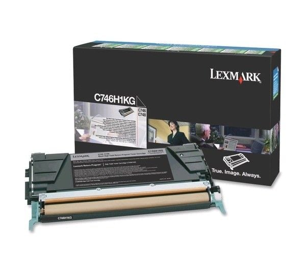 Lexmark C746H3KG, 12000 sivua, Musta, 1 kpl