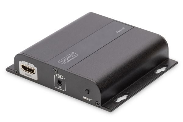 DIGITUS Professional 4K HDMI Extender via CAT / IP (receiver unit) - Video/lyd/infrarød-utvider - mottaker - HDMI - opp til 120 m