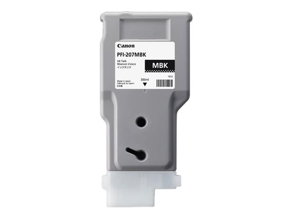 Canon PFI-207 MBK, Mattamusta, Väriainepohjainen muste, 1 kpl