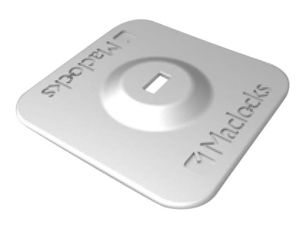 Compulocks Universal VHB Adhesive Security Plate - Monteringskomponent (universalmonteringsplatta) - för surfplatta - silver - för P/N: UTHW