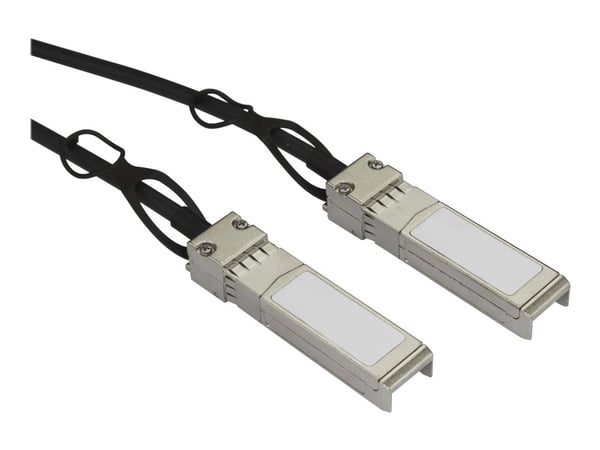 StarTech.com MSA Uncoded Compatible 1m 10G SFP+ to SFP+ Direct Attach Breakout Cable Twinax, 10 GbE SFP+ Copper DAC 10 Gbps Low Power Passive Trans...