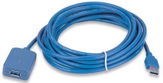 Manhattan 150712, 5 m, USB A, USB A, USB 3.2 Gen 1 (3.1 Gen 1), Hankjønn/hunkjønn, Sort