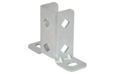 Walraven strut fotbeslag - BUP, 90° för strut profilskena 41x41/21