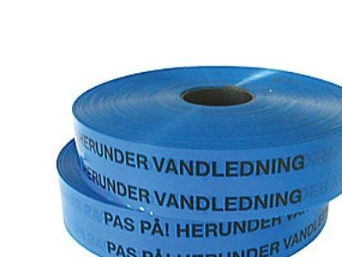 Merkintäkilpi blå 500m - 50x0.1mm. *HERUNDER VANDLEDNING*