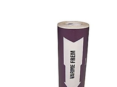 Putkien merkintä 160mm x 10m - violetti *lämpövirtaus*