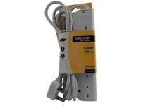 Belkin E-Series 4 Socket, 3-Metre SurgeStrip, 238 J, 4 AC-pistorasia(a), 230 V, 50 Hz, Valkoinen, 3 m