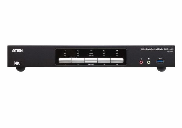 ATEN CS1944DP - KVM / lyd / USB-svitsj - 4 x KVM/lyd - 4 lokalbrukere - stasjonær