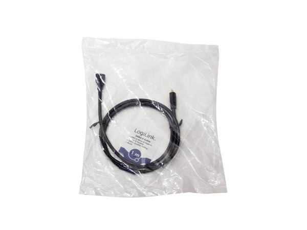 LogiLink CU0121, 1 m, Micro-USB B, Micro-USB B, USB 2.0, 0,48 Gbit/s, musta