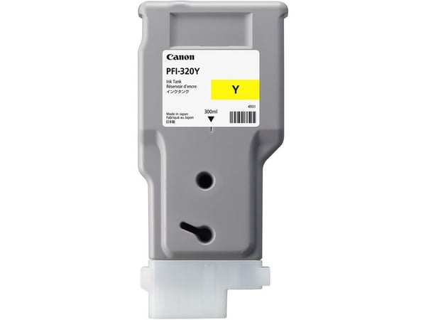 Canon PFI-320Y, Keltainen, Väriainepohjainen muste, 300 ml, 1 kpl