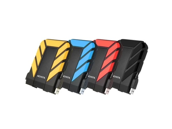 ADATA HD710 Pro, 2 TB, 2.5", 3.2 Gen 1 (3.1 Gen 1), Musta, Punainen