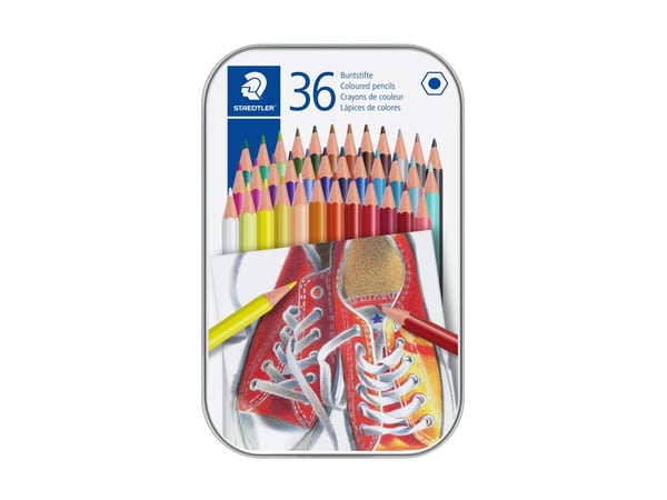 STAEDTLER 175 - Fargeblyant - assorterte farger (en pakke 36)