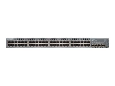 Juniper Networks EX Series EX3400-48P - Switch - L3 - Styrt - 48 x 10/100/1000 (PoE+) + 4 x Gigabit SFP / 10 Gigabit SFP+ + 2 x 40 Gigabit QSFP+ - ...