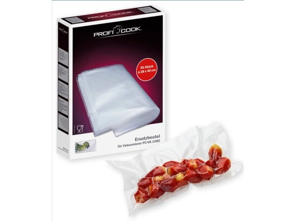 ProfiCook PC-VK 1015 - Posesett - for vakuumposeforsegler - transparent