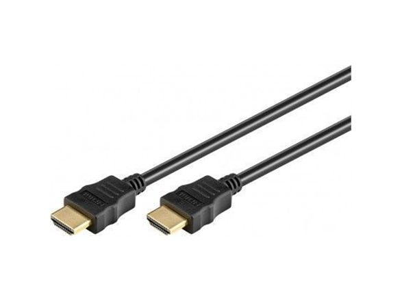 Goobay 51821, 3 m, HDMI-tyyppi A (vakio), HDMI-tyyppi A (vakio), 10,2 Gbit/s, Äänen paluukanava (ARC), musta