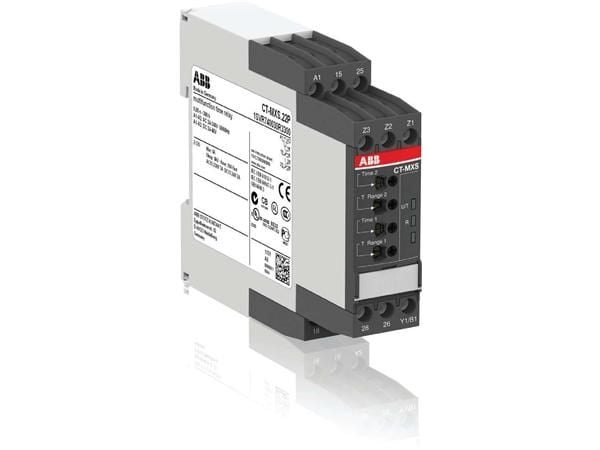 ABB CT-MXS.22S, Aikaviiverele, Harmaa, IP20, IP50, CAN/CSA C22.2 No.14 IEC/EN 63000 IEC/EN 61812-1 UL 508, 24-240 V, 50/60 Hz