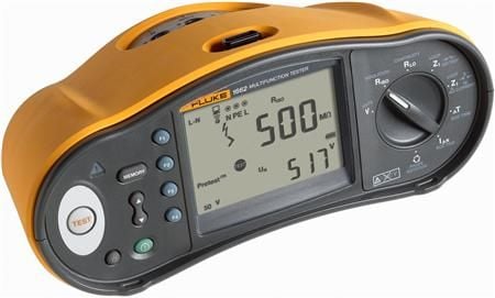 Fluke 1662 ITDK, Digital multimeter, Bänkmultimeter, CAT III 500V, CAT IV 300V, Batteri, AA, 250 mm