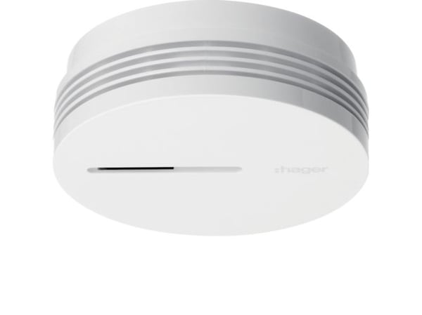 Hager TG600AL, Optisk detector, Koblet med ledninger (ikke trådløs), Hvit, 85 dB, 50 m, IP32