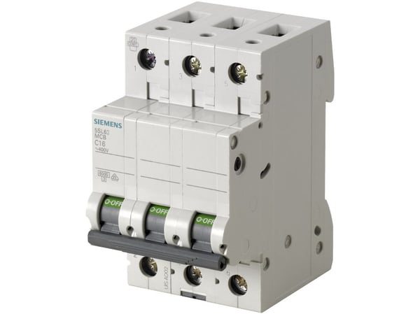 Siemens 5SL6316-6, Pienoiskatkaisija, Tyyppi B, 6000 A, IP20, 400 V