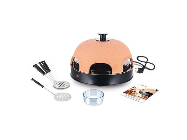 Emerio PO-115984 Pizzarette - Pizzaovn - 1.2 kW - terrakottaoransje