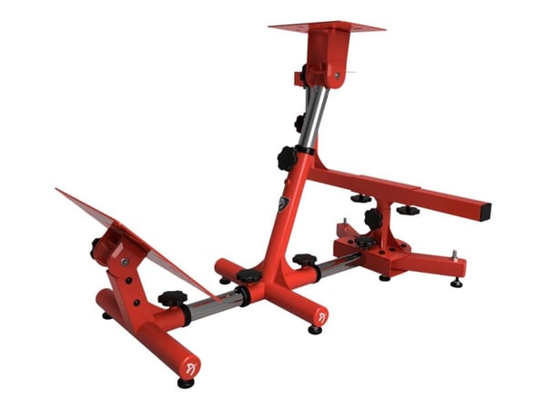 Arozzi Velocità - Cockpithjul for racing simulator /pedalstativ - metall - rød