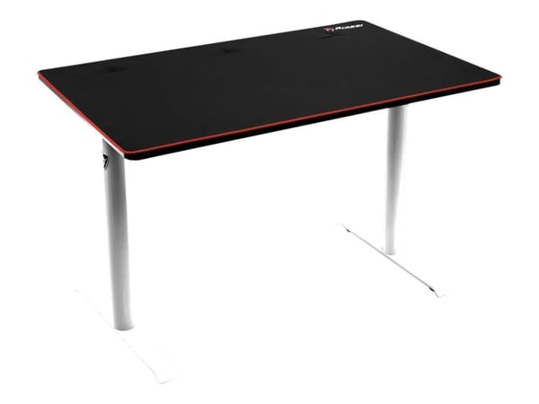 Arozzi Arena Leggero - Bord - rektangulær - svart - hvit sokkel