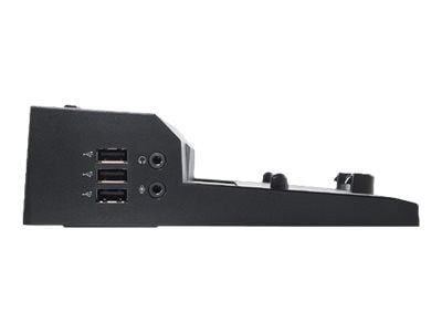 Dell E-Port II Simple - Portreplikator - VGA, DVI, DP - 130 Watt - för Latitude E5430, E5520, E5530, E6230, E6330, E6420, E6430, E6530, E6540, E724...