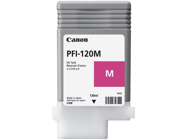 Canon PFI-120M, Magenta, Väriainepohjainen muste, 130 ml, 1 kpl, Kertapakkaus