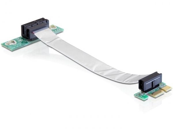 Delock Riser-kortti PCI Express x1 joustavalla kaapelilla - Udvidelseskortti