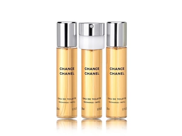 Chanel Chance EDT påfyllningsbar 20 ml + EDT refill 2 x 20 ml
