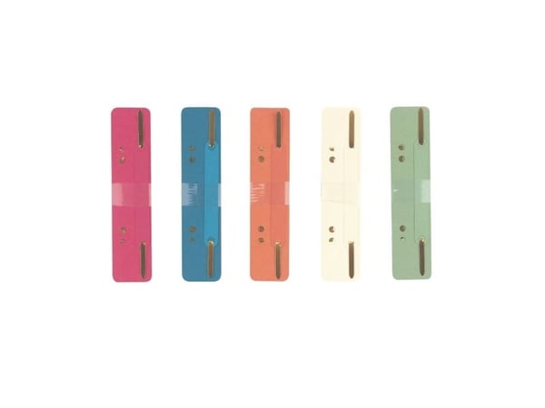 Herlitz 8767709, Kiinnitysklipsi, Valikoidut värit, Kartonki, 150 kpl
