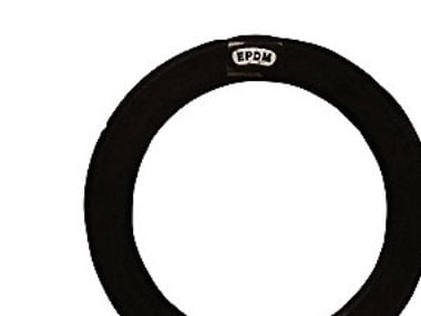 EPDM flangepakning 88.9 mm - DN80 med stålindlæg G-St Max 120°