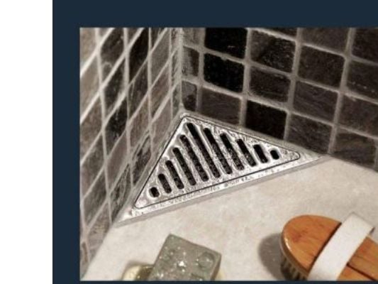 Unidrain ClassicLine afløbssystem 1004 sampak hjørne model