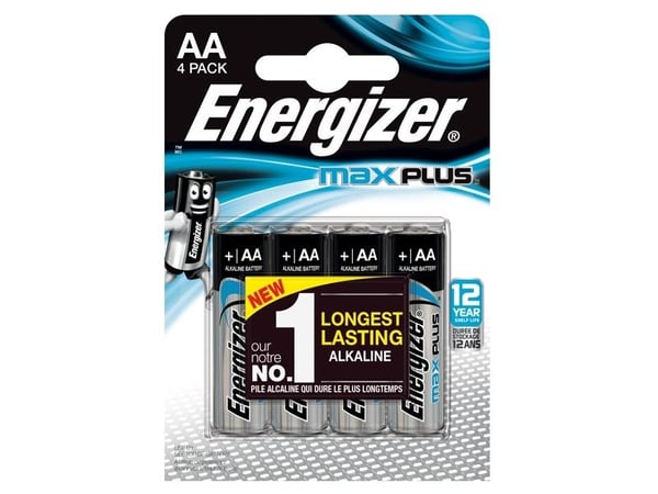 Energizer Max Plus - Batteri 4 x AA-type - Alkalisk