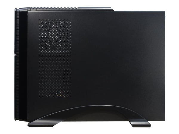 Inter-Tech IT-607, Työpöytä, PC, Musta, mikro ATX, Mini-ITX, 1x 80 mm, 80 mm