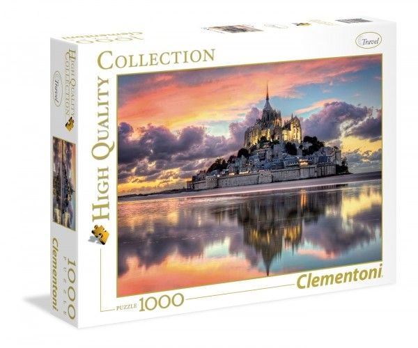 Clementoni High Quality Collection - The Magnificent Mont Saint-Michel - puslespill - 1000 deler