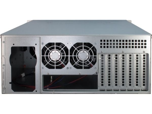Inter-Tech 4U-4416L, Teline, Palvelin, Musta, Hopea, ATX, EATX, mikro ATX, Mini-ITX, SSI EEB, Metalli, 4U