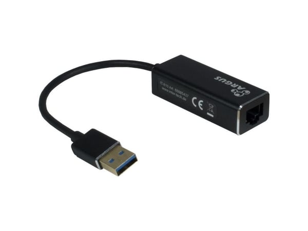 Argus IT-810 - Nettverksadapter - USB 3.0 - Gigabit Ethernet - svart