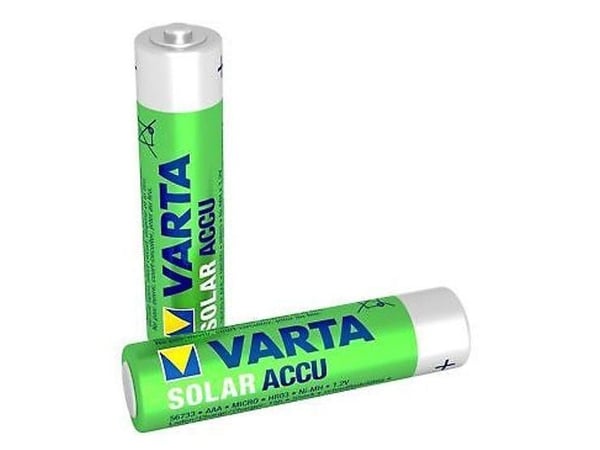 Varta Solar - Akku 2 x AAA - NiMH - (ladattava) - 550 mAh