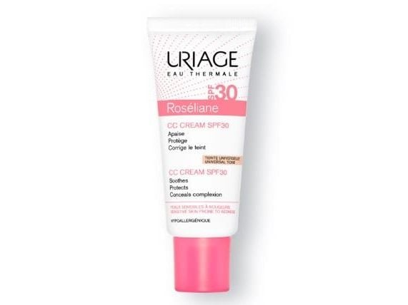 Uriage 3661434003417, CC-kräm, Kvinna, Känslig hud, Medium, Motverkar rodnad, Colour correction, Fuktgivande, Fuktgivande, Skyddande, Lugnande, Beige