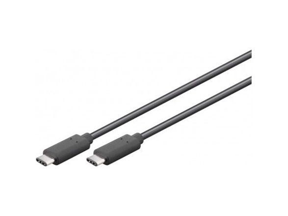 Goobay 66509, 3 m, USB C, USB C, USB 3.2 Gen 1 (3.1 Gen 1), 5 Gbit/sek., Sort