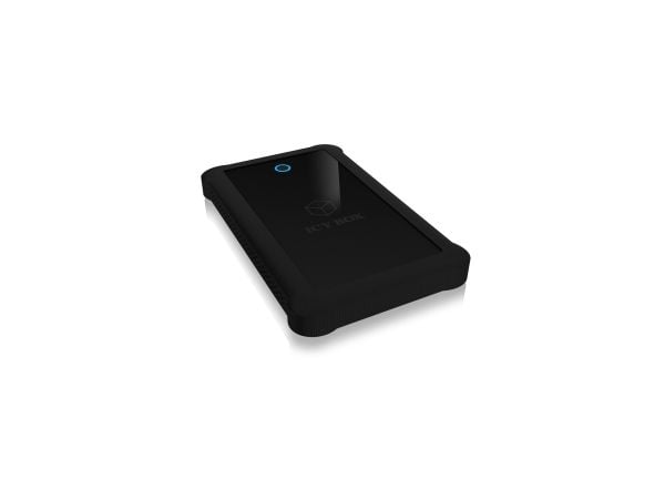 ICY BOX IB-233U3-B - Lagringspakning - 2,5" - eSATA 6Gb/s - USB 3.0 - sort