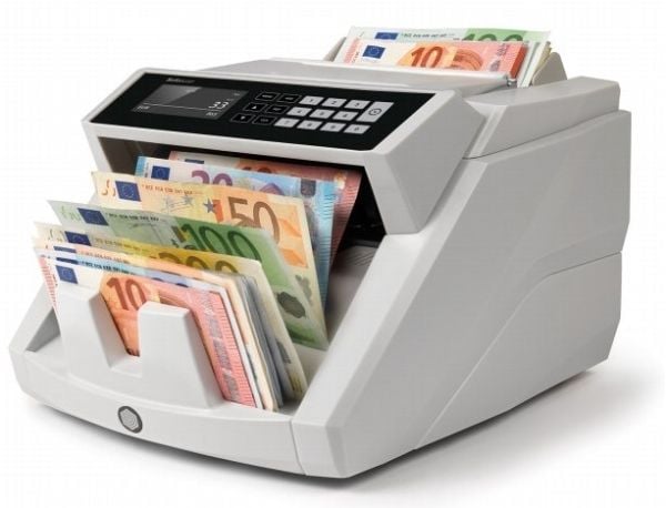 Safescan 2465-S - Seddelteller - forfalskningsdetektering - automatisk - EUR, GBP, CHF, USD, PLN, SEK, NOK - grå