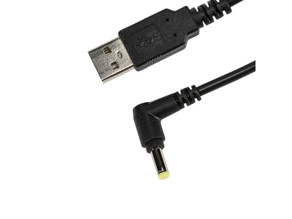 Socket USB to DC Plug Charging Cable - USB-ladeadapter - power DC jack (hann) vinklet til USB (hann) - 1.5 m
