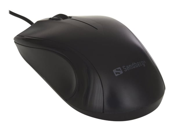 Sandberg USB Mouse - Mus - optisk - 3 knapper - kablet - USB