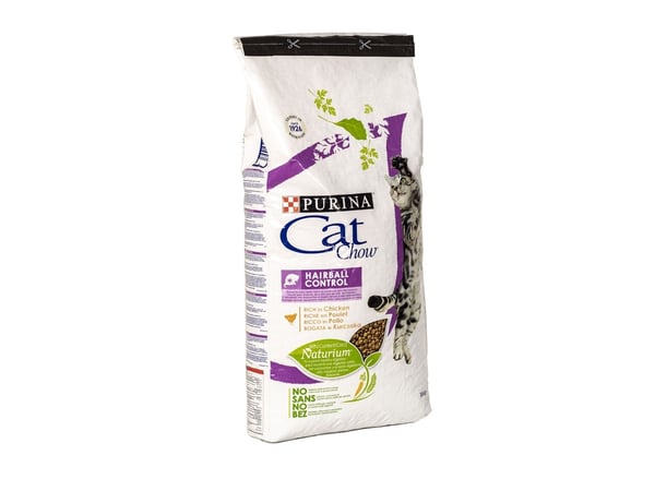 Purina Cat Chow Hairball Control, kylling, 15 kg