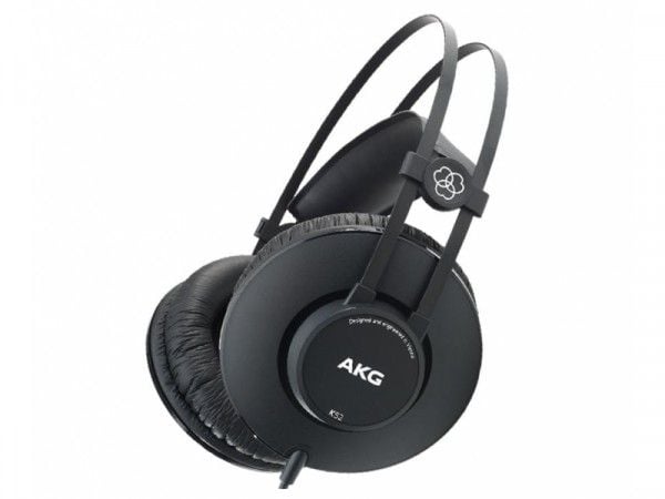 AKG K52, langallinen, 18 - 20000 Hz, lava/tutkimus, 200 g, kuulokkeet, musta